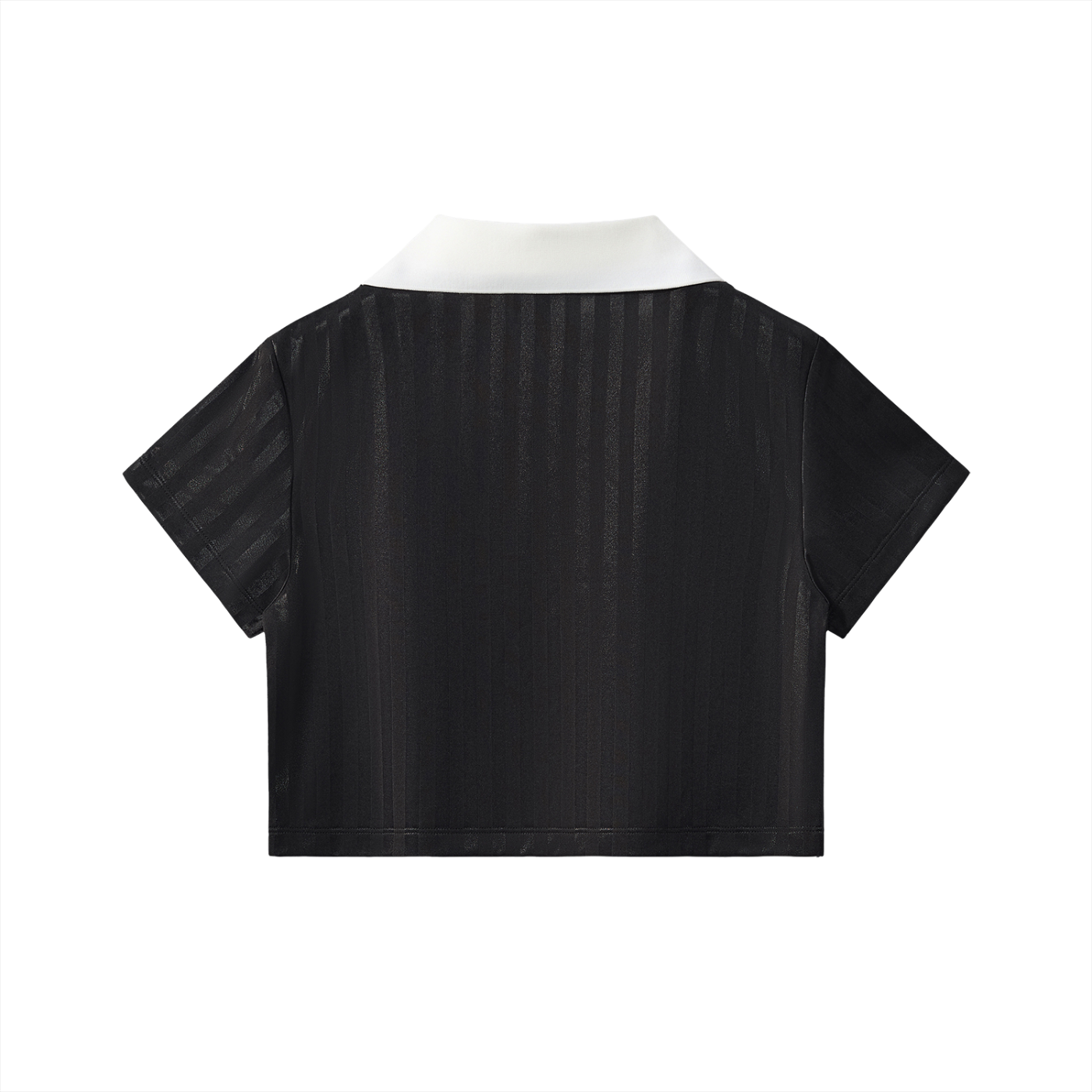 "THE KICKER" Striped Cropped Jersey