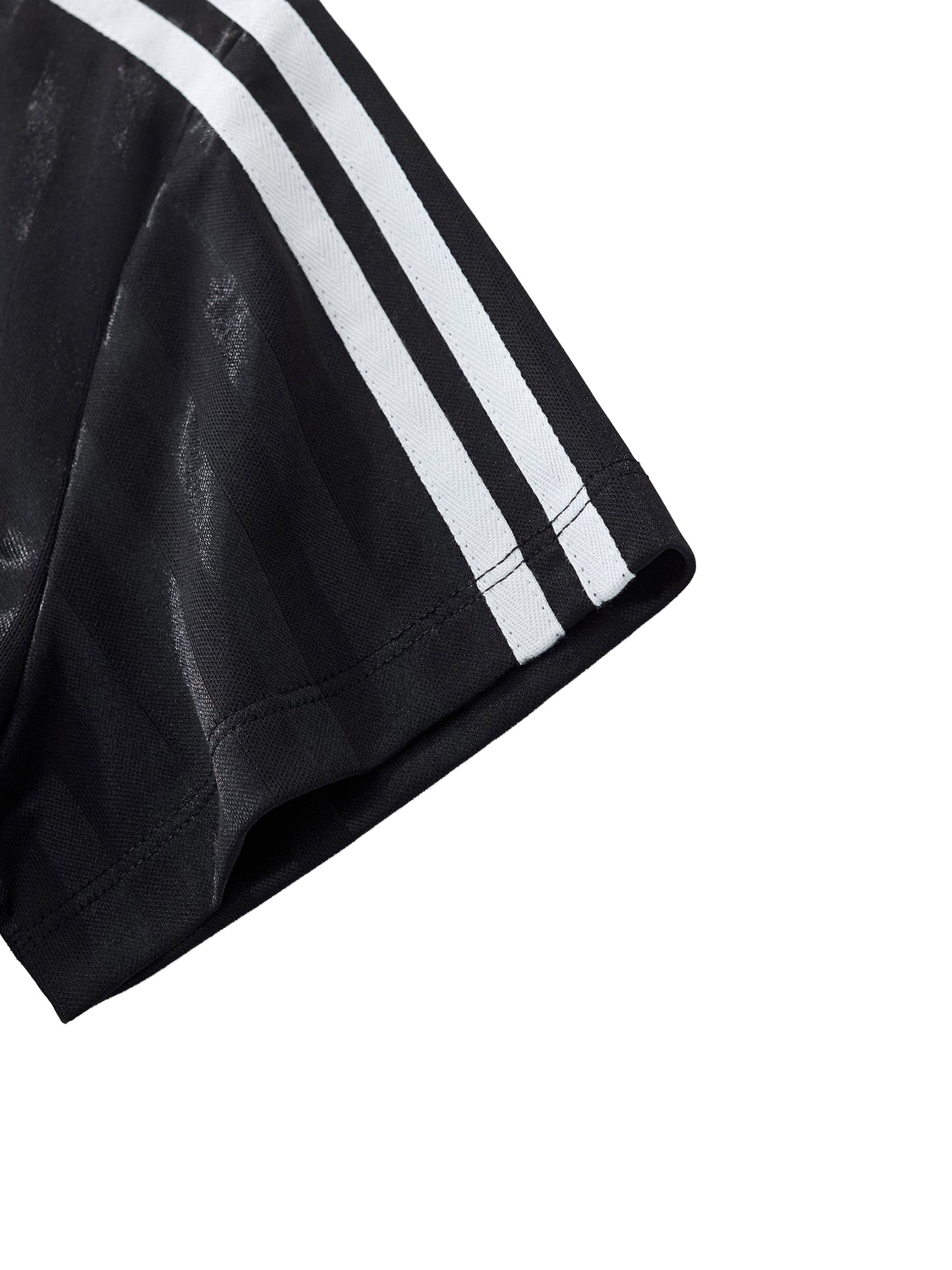 "THE KICKER" Striped Cropped Jersey