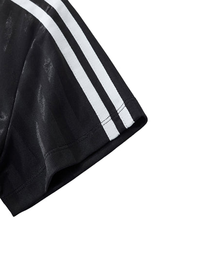 "THE KICKER" Striped Cropped Jersey